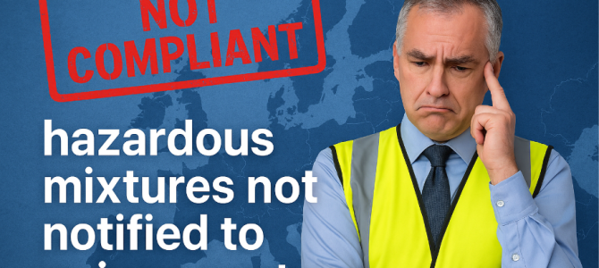 Până la 19 % dintre amestecurile controlate nu au notificare PCN Până la 19 % dintre amestecurile controlate nu au notificare PCN